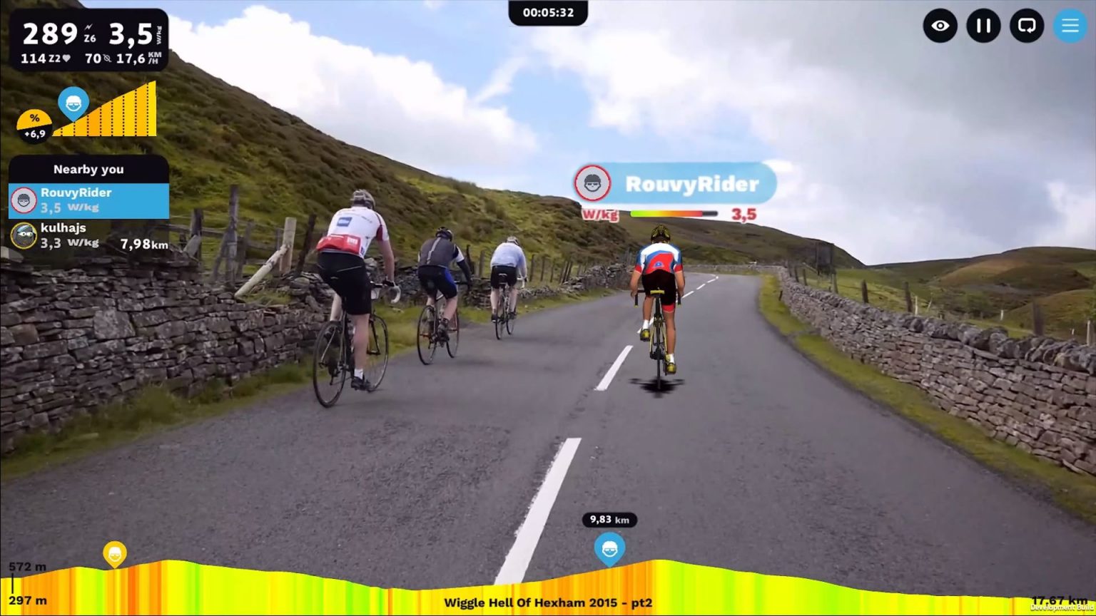 virtual trainer cycling