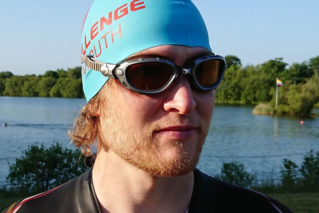 Zoggs Predator Polarized Adult Swim Goggles Triathlon Open Water Smoke Lens £35 