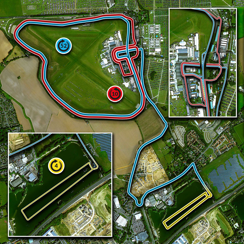 255 Triathlon Course Map