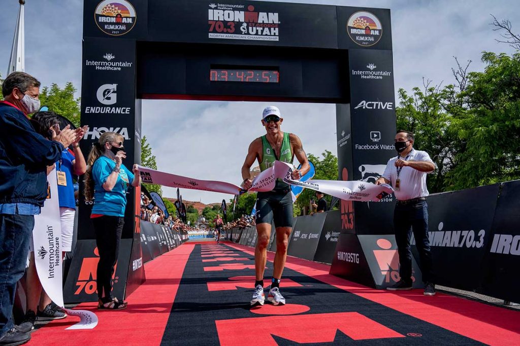 Lionel Sanders Ironman 70.3 St. George 2021